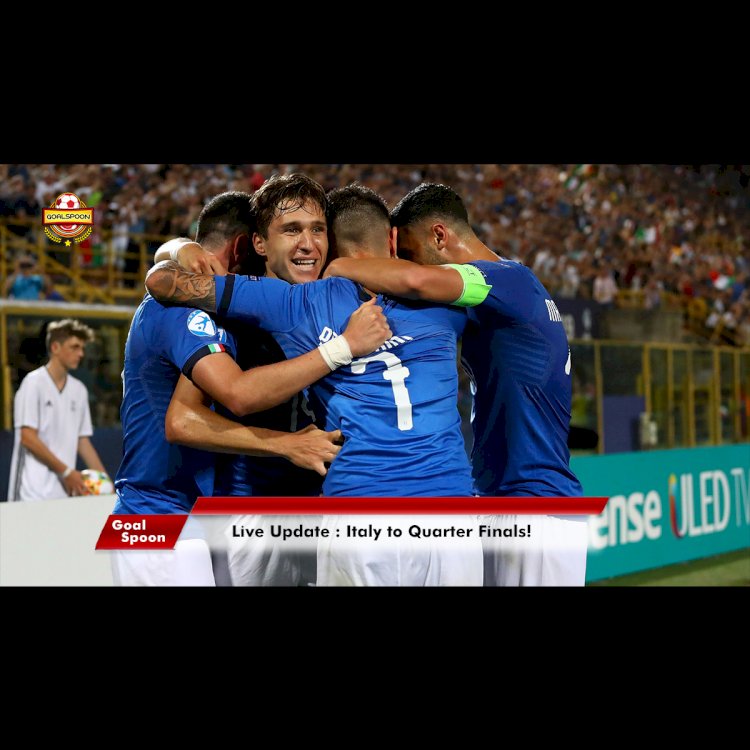 Italy To The Quarter Finals With 2 - 1 Win!